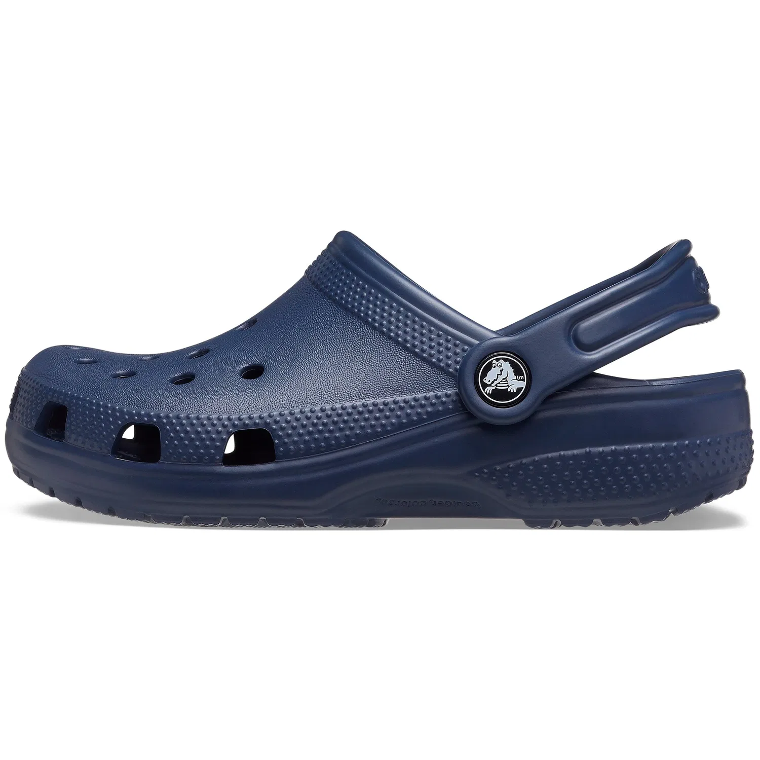 Детские кроссовки-сабо с летней перфорацией Crocs, Navy — фото 4