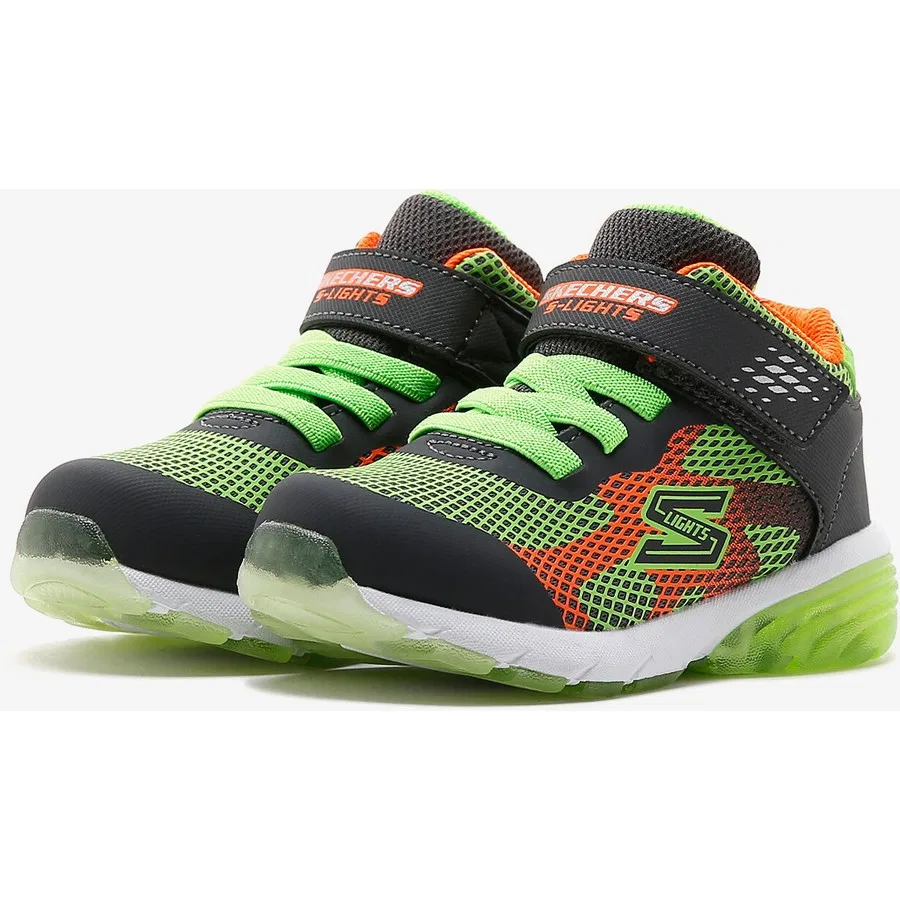 Ботинки с подсветкой Rapid Charge - Movrux Skechers, Черный — фото 3