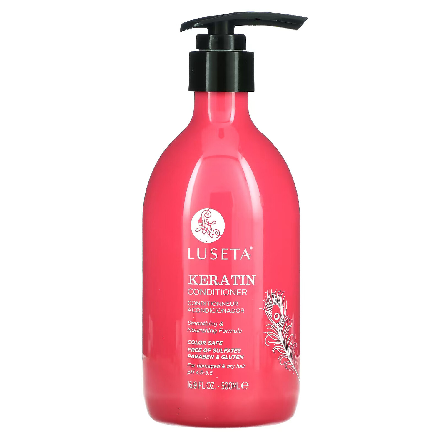 

Luseta Beauty, Keratin, кондиционер, 500 мл (16,9 жидк. унции)
