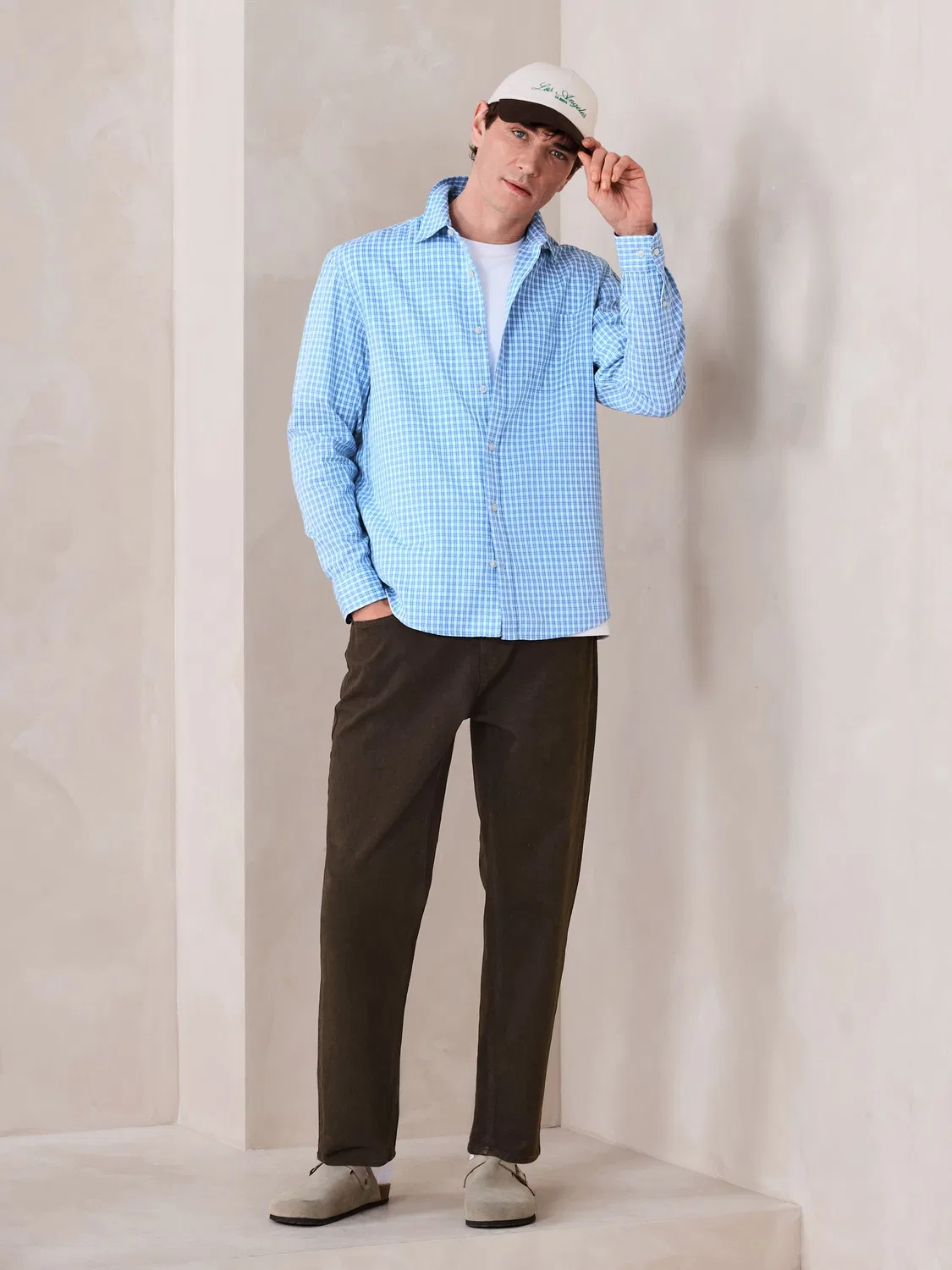 Джинсы tapered fit, N. Premium Next, коричневый
