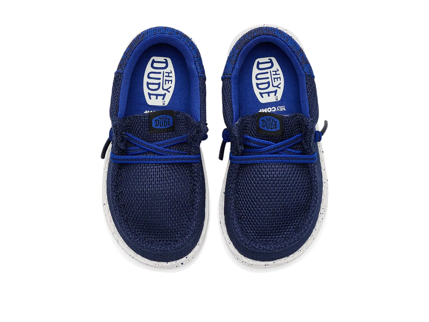 Кроссовки Wally Funk Gradient Mesh (для малышей) Hey Dude Kids, Navy/Multi — фото 3