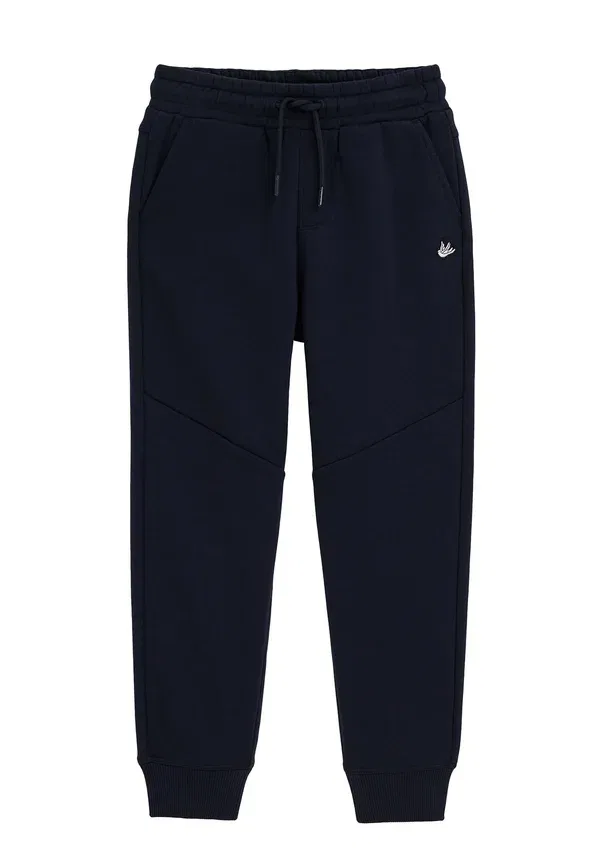 Спортивные брюки из хлопка и полиэстера Treningo We Fashion, Navy Blue, темно-синий — фото 4