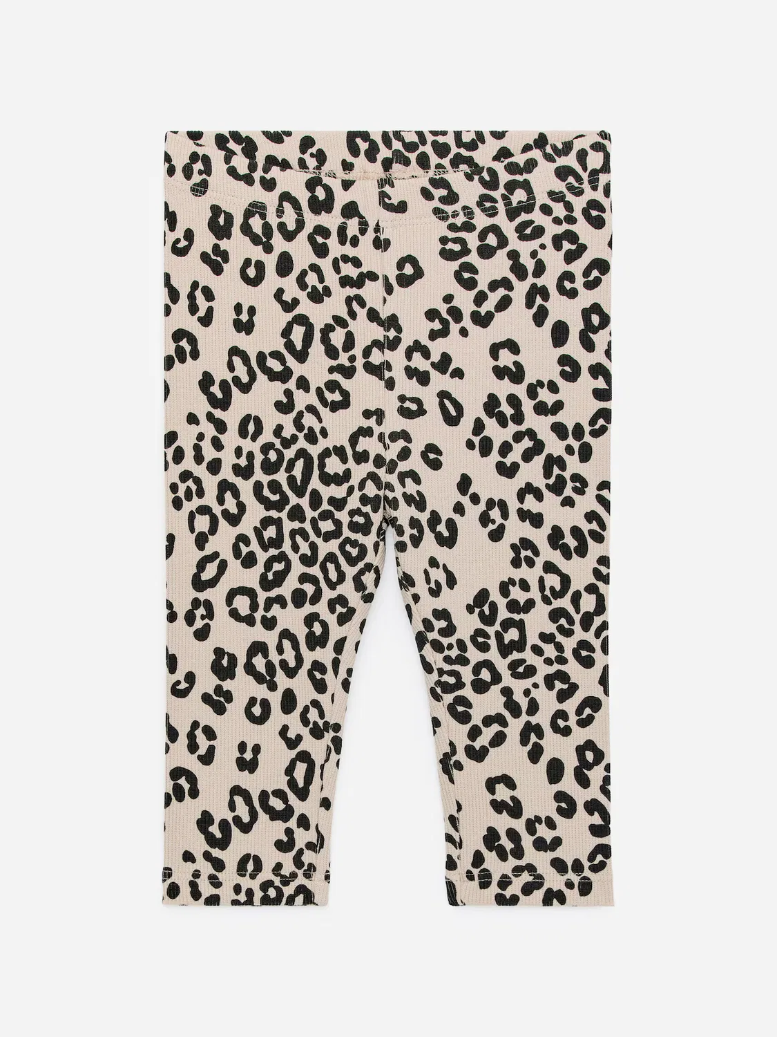 Ребристые леггинсы Arket, Beige/Schwarz