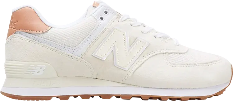

Кроссовки New Balance 574 'Ecru Tint Mahogany', белый
