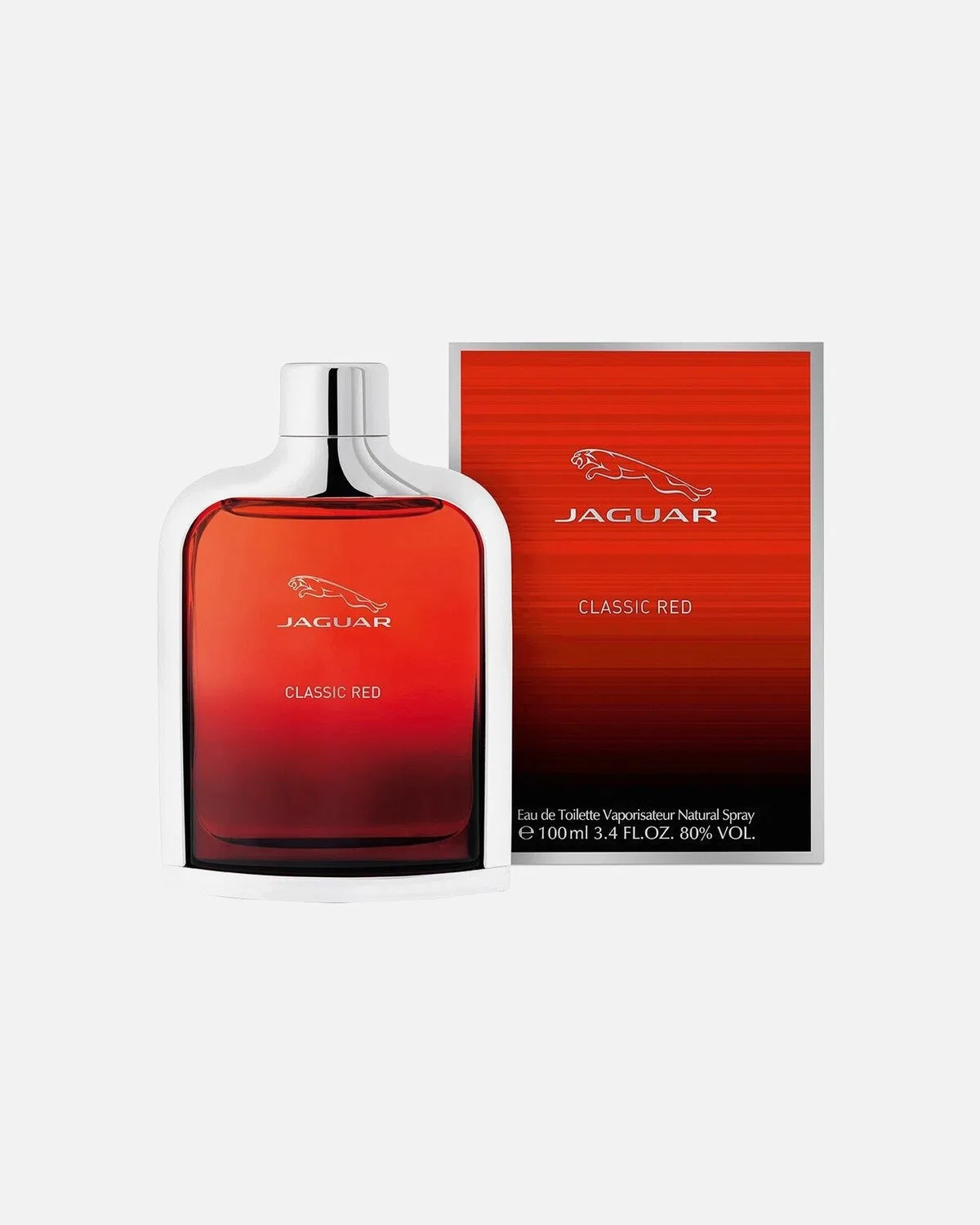 Туалетная вода классического красного цвета Jaguar, 100 Ml — фото 2