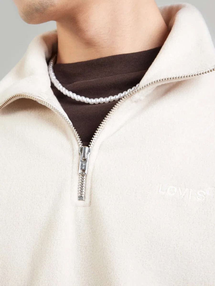Толстовка LEVI'S 'Original Housemark' белого цвета — фото 2