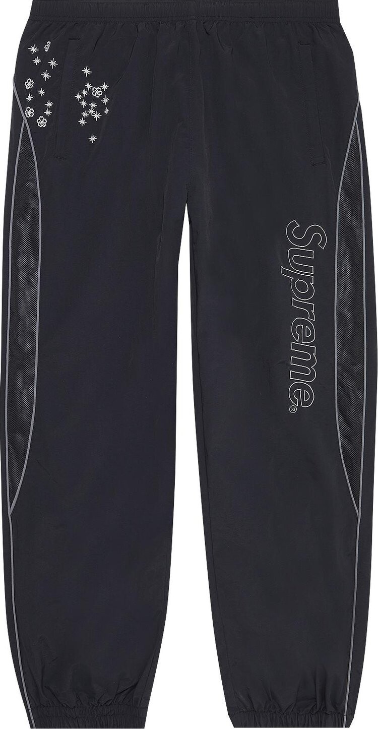

Брюки Supreme AOI Glow-In-The-Dark Track Pant 'Black', черный