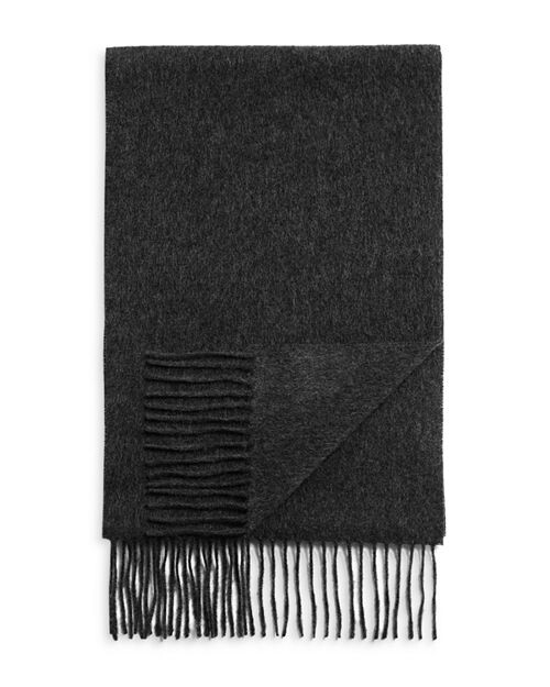 

Однотонный кашемировый шарф большого размера The Men's Store at Bloomingdale's, цвет Gray