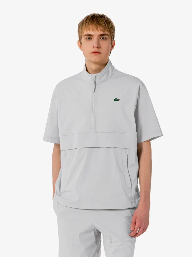 Куртка анорак стрейч LACOSTE, Silver — фото 4