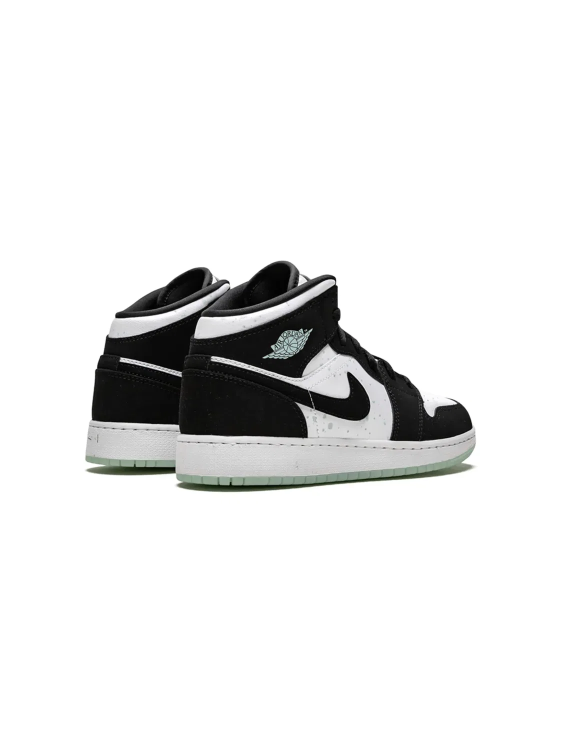 Кроссовки Air Jordan 1 Mid SE "Teal Tint", белый — фото 3