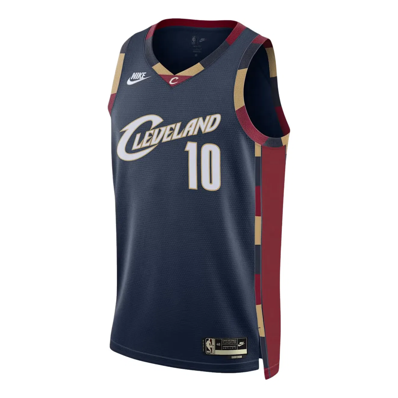 Джерси баскетбольное с принтом Swingman Nike, темно-синий