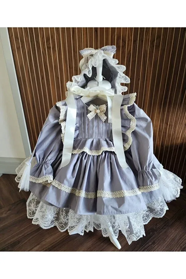 Детский комплект для новорожденных хлопковый Tozpembebaby, Gray — фото 2