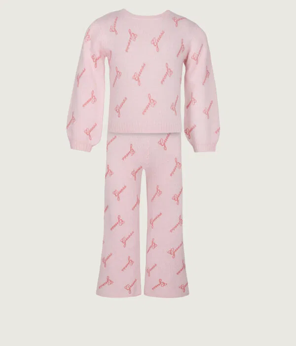 Детский комплект для девочек с добавлением шерсти Guess, Rosa Cipria
