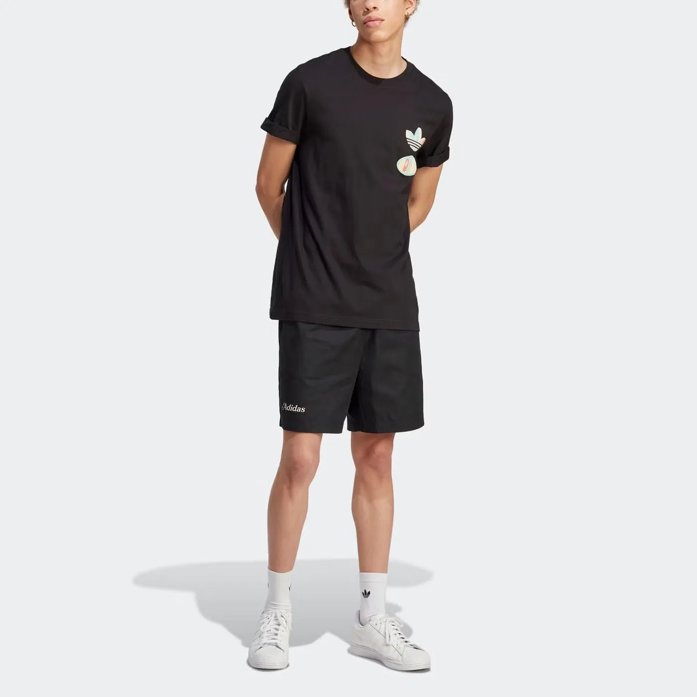 Футболка с принтом Originals Adidas, черный — фото 4