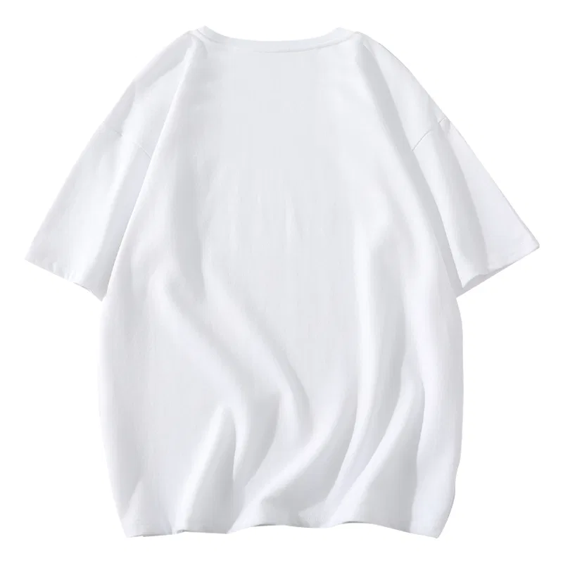 Футболка детская из льняного шелка Модель MINISO, Light Blue — фото 4