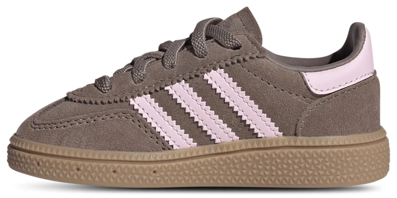 Кеды для мальчиков Handball Spezial Adidas, цвет Brown/Gum/Pink — фото 2