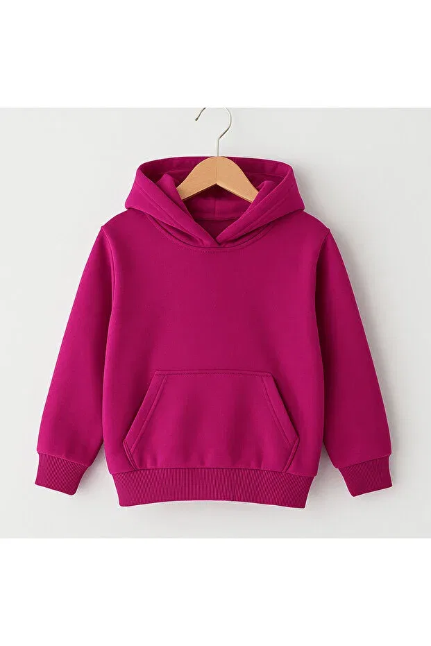Детские свитшот для девочек оверсайз Hilal Akıncı Kids, Fuchsia