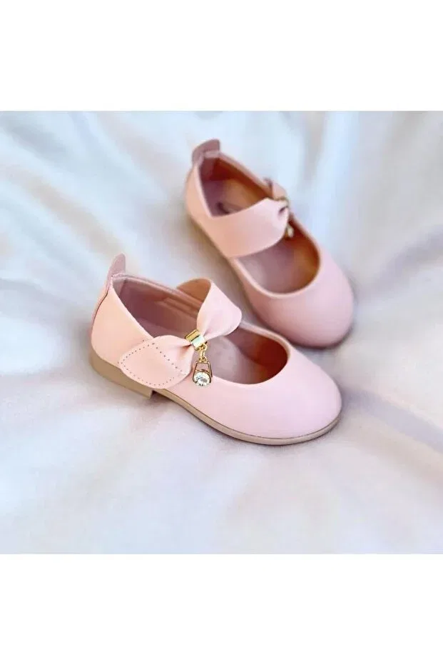 Детские балетки для девочек с принтом Aselbaby, Pink