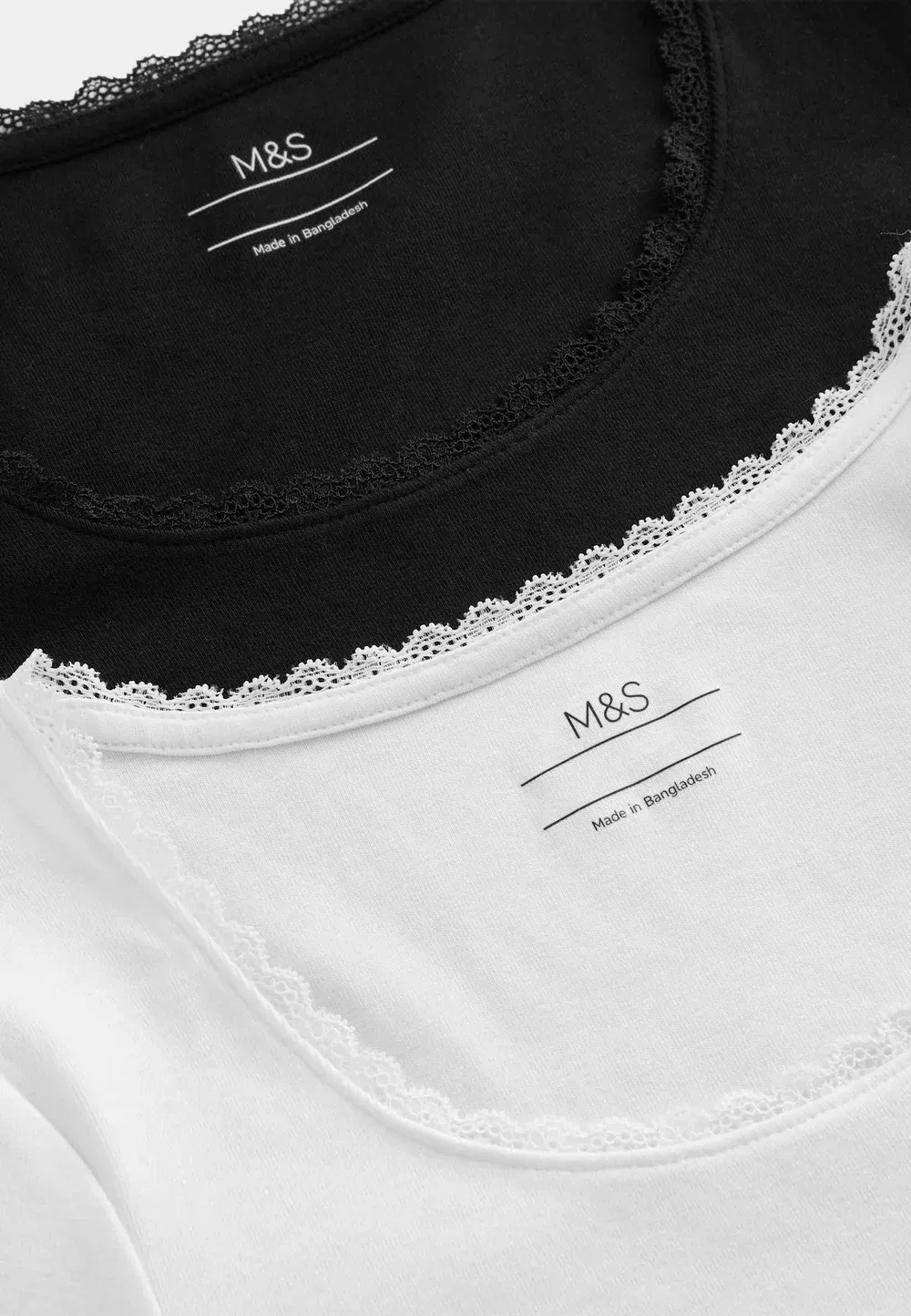 2 футболки с принтом Marks & Spencer, Black Mix — фото 3