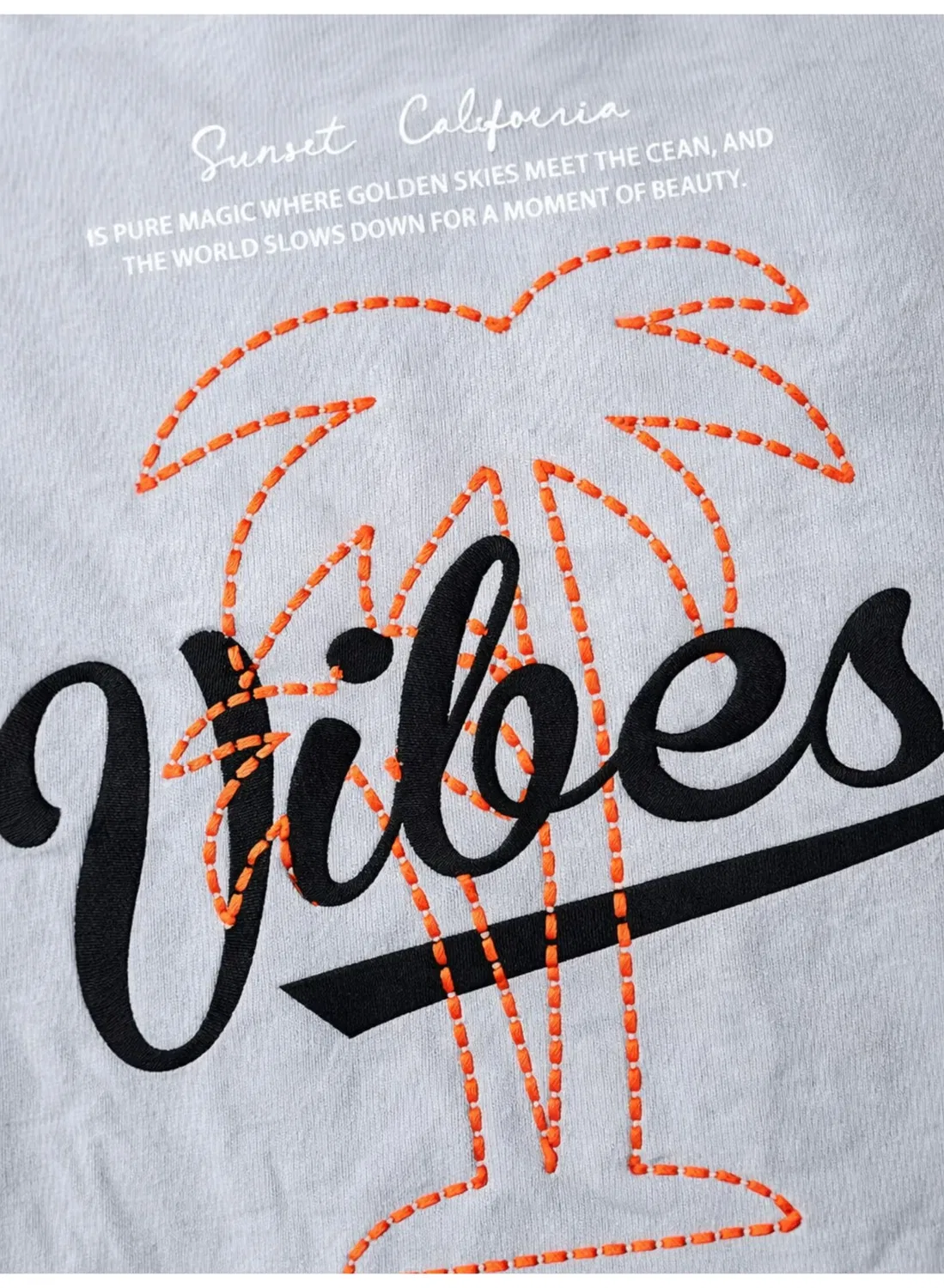 Комплект футболка с принтом и шорты Vibes Victor And Jane, голубой — фото 3