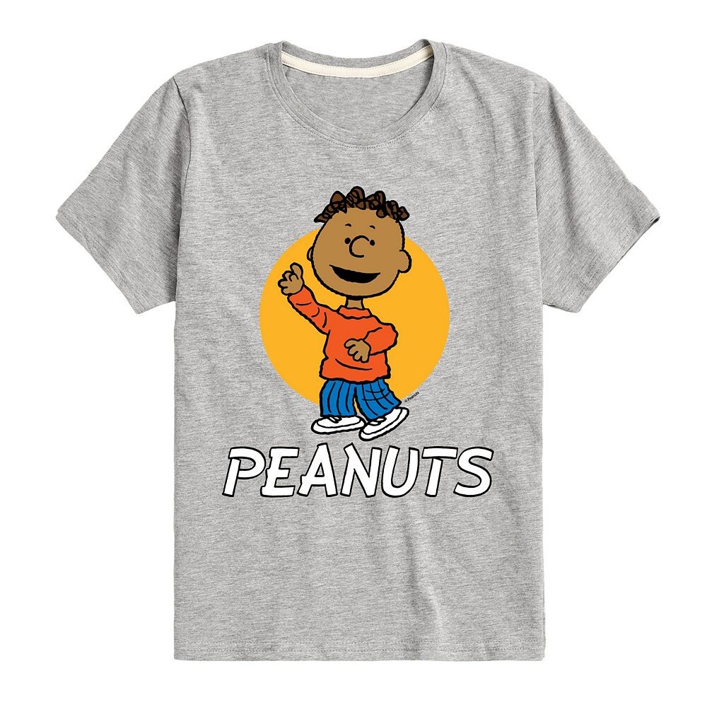 

Футболка Peanuts Franklin для мальчиков 8–20 лет с рисунком Licensed Character, цвет Heather Gray