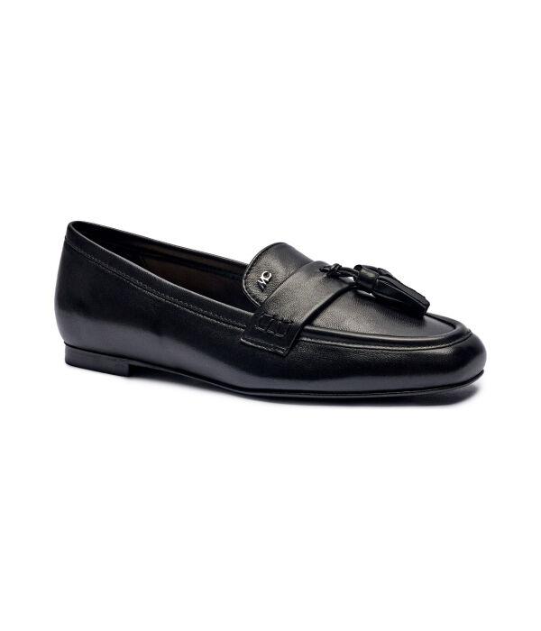 Мокасины кожаные Marc Cain с кисточками, черный