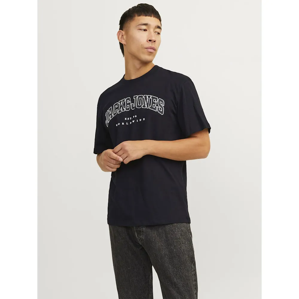 

Футболка с коротким рукавом Jack & Jones Caleb Varsity, черный