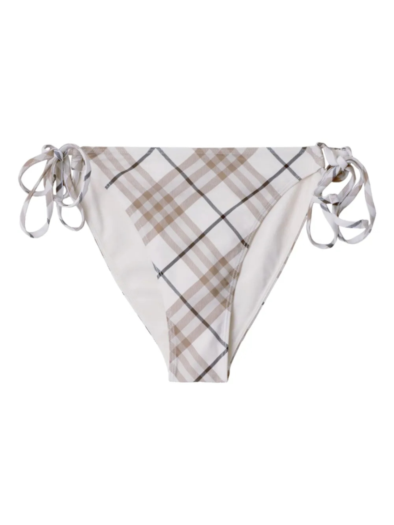 

Клетчатые плавки-бикини Burberry, нейтральный