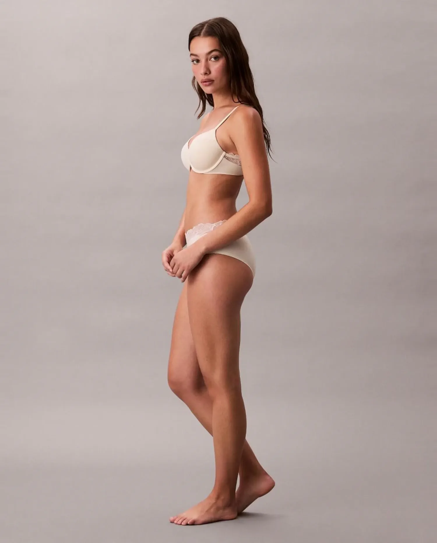 Предформированный бюстгальтер PERFECTLY FIT LACE Calvin Klein, Crudo — фото 3