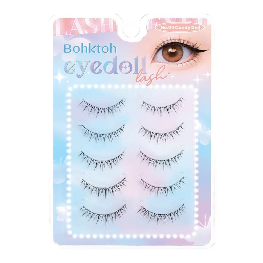 

Bohktoh Кукла Eyedoll Lash Candy №04, Black