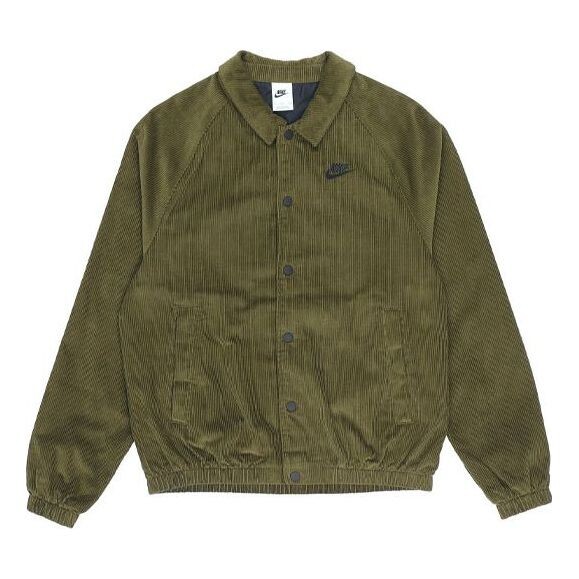 

Куртка Men's Nike Stack Logo Casual Corduroy Jacket Autumn Green, зеленый