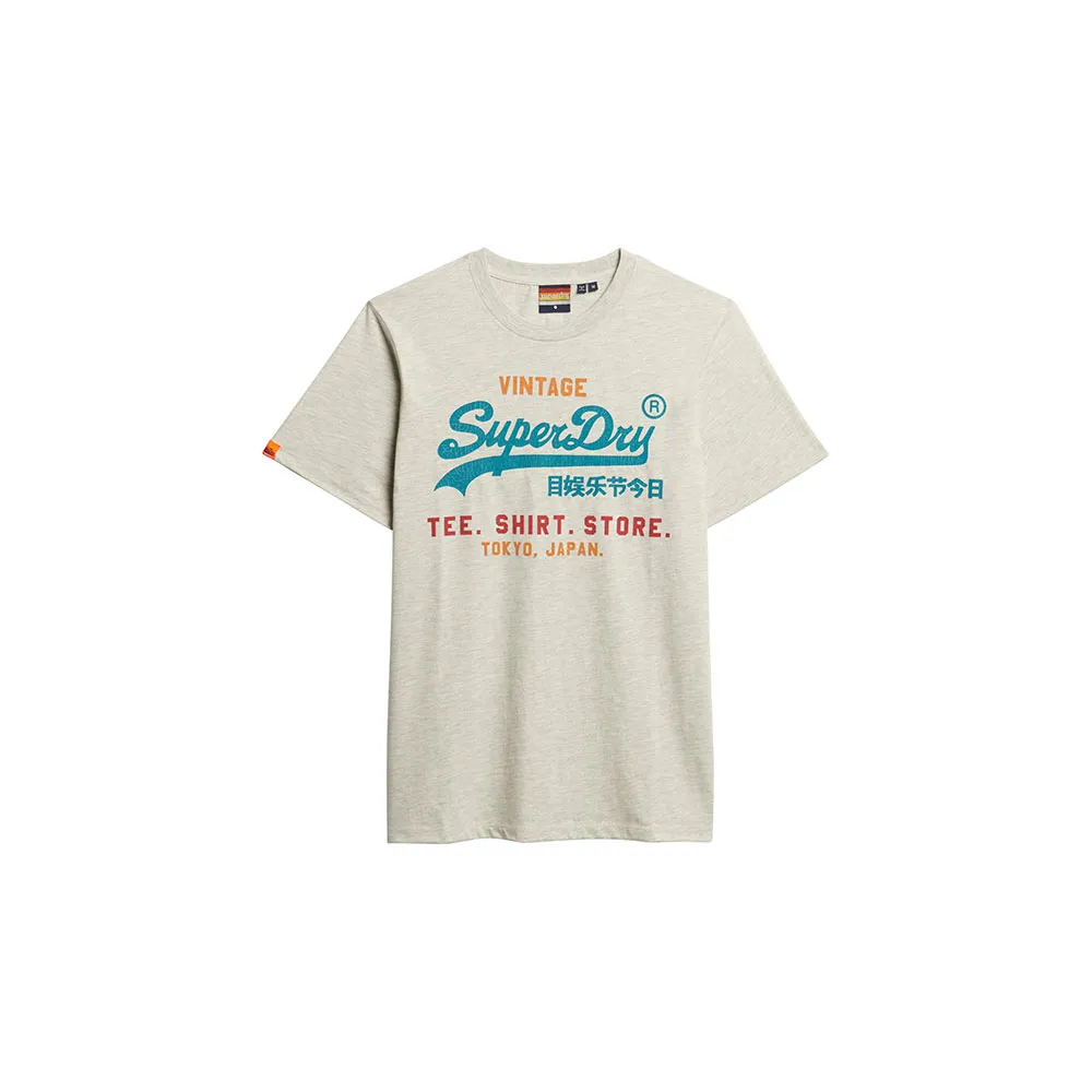 Футболка с коротким рукавом Superdry Cali Relaxed Fit, бежевый — фото 2