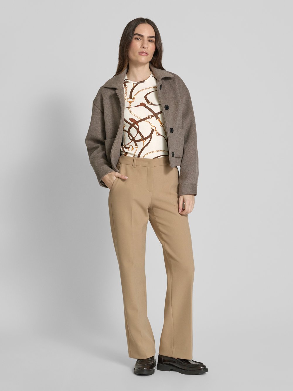 

Футболка с круглым вырезом модель 'ALLI' Lauren Ralph Lauren, кремовый