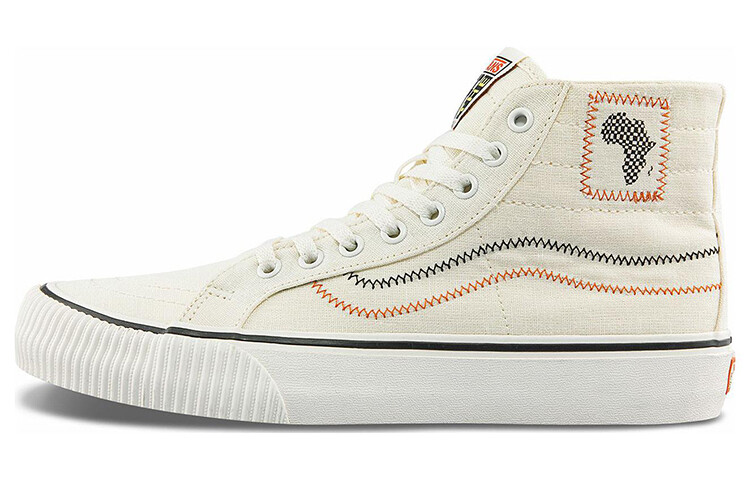 

Кроссовки Vans Juju Surf Club X Vans SK8-HI 'White Orange Black', Серый, Кроссовки Vans Juju Surf Club X Vans SK8-HI 'White Orange Black'