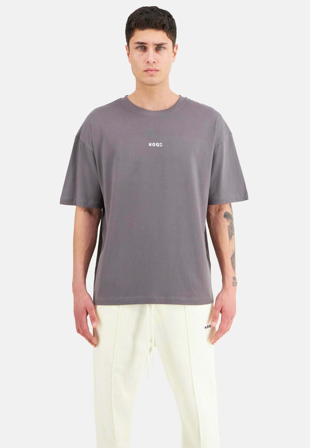 

Футболка базовая KOQS, цвет castlerock