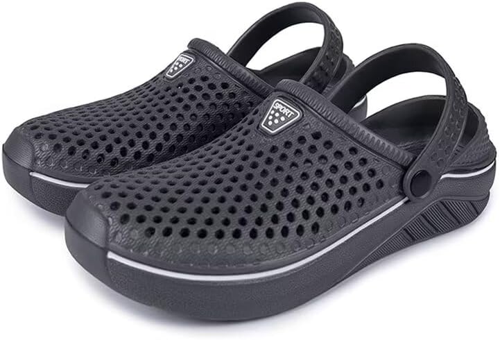 

Мужские и женские модные нескользящие широкие шлепанцы для летней прогулки, пляжа, спорта и ванной Zonkacen, серый