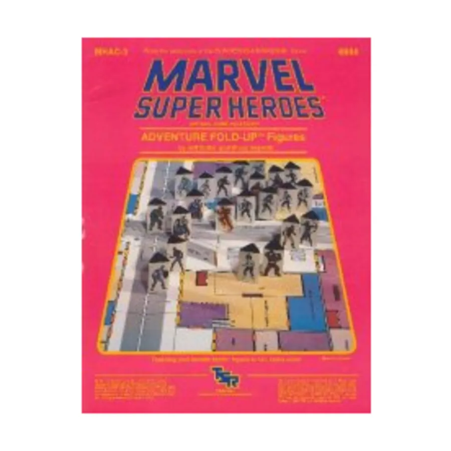 

Adventure Fold-Up Figures, Marvel Super Heroes (TSR), мягкая обложка
