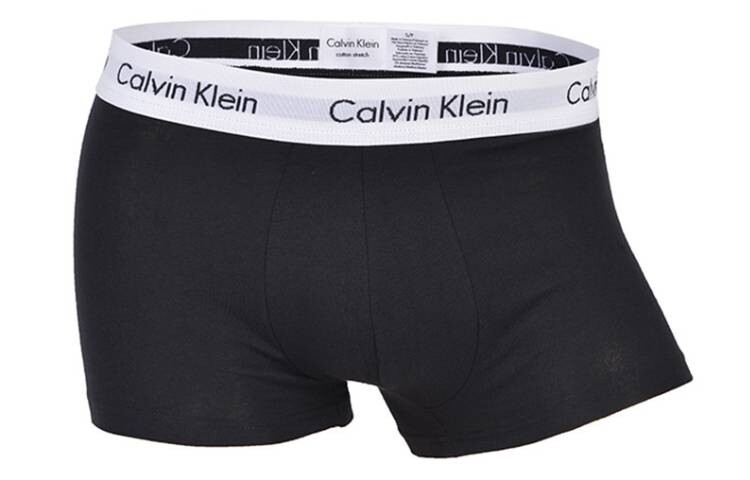 Мужские трусы Calvin Klein, Комплект из 2 шт. (3 полоски, черные) — фото 2