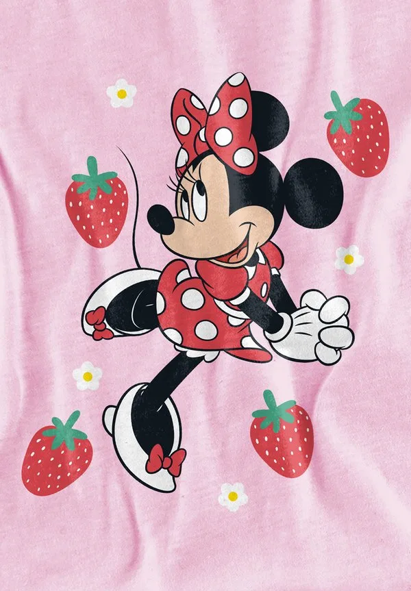 Футболка с принтом минни маус и клубники Disney, Pink — фото 3