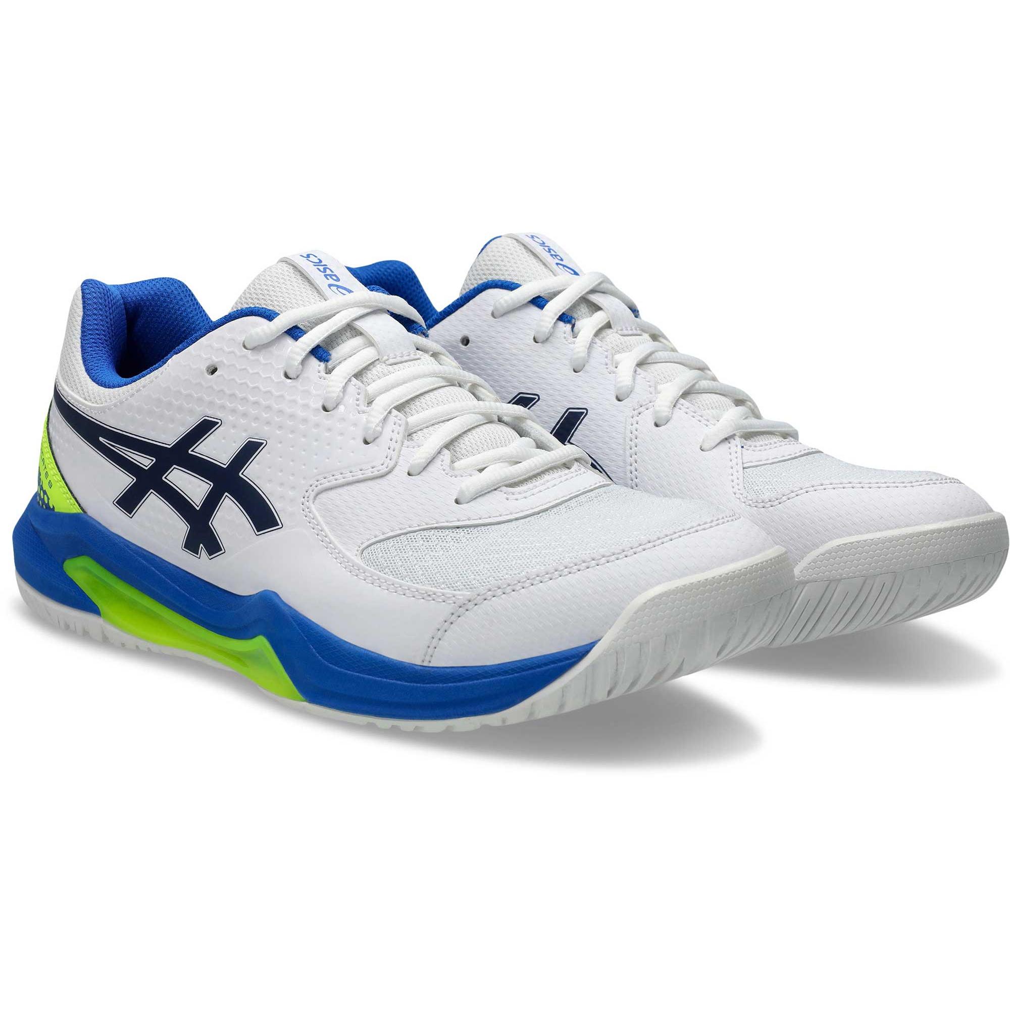 Мужские кроссовки для пиклбола Gel-Dedicate 8 Asics, White/Black — фото 3