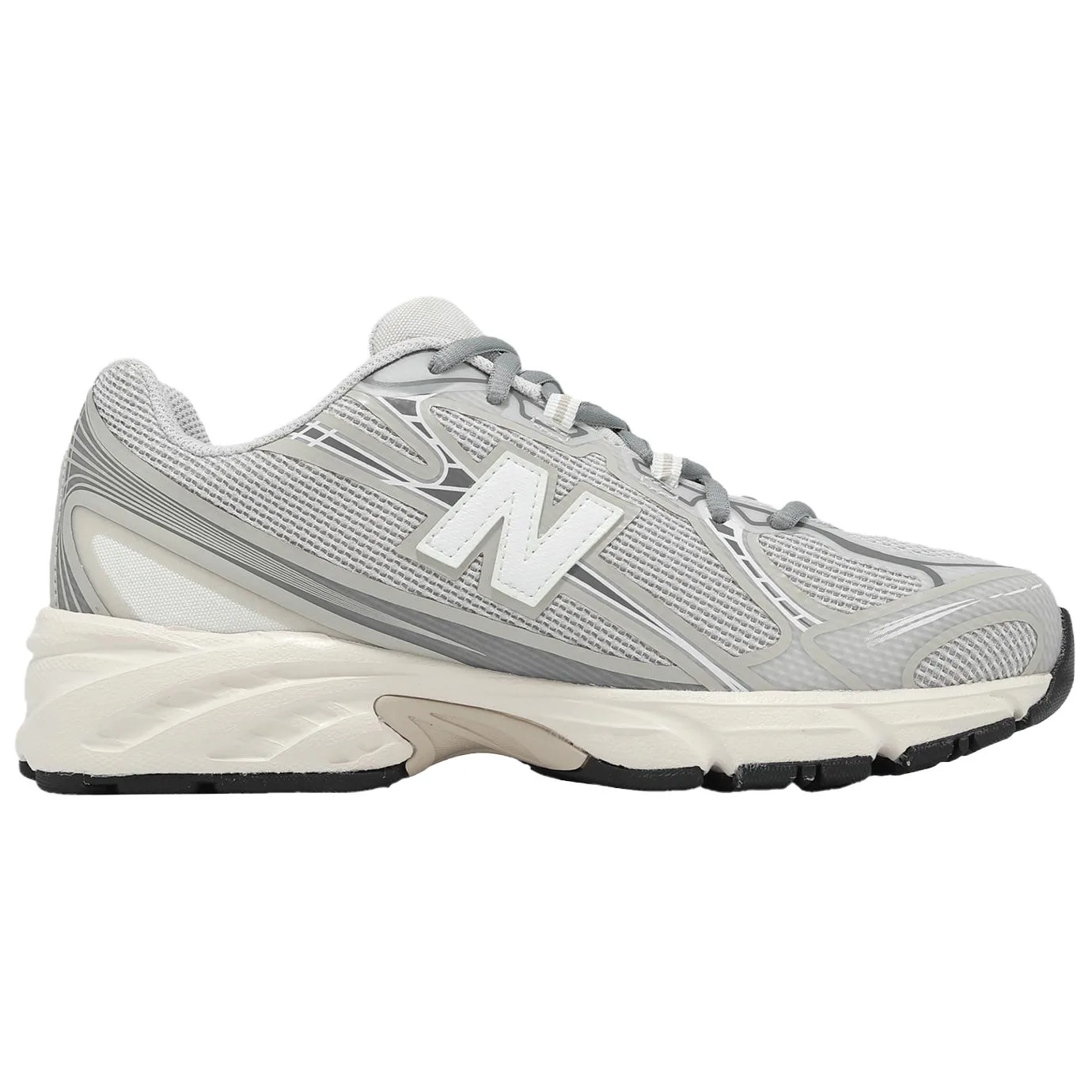 New Balance Кроссовки для бега NB 740 Breathable Unisex Gray White — фото 3