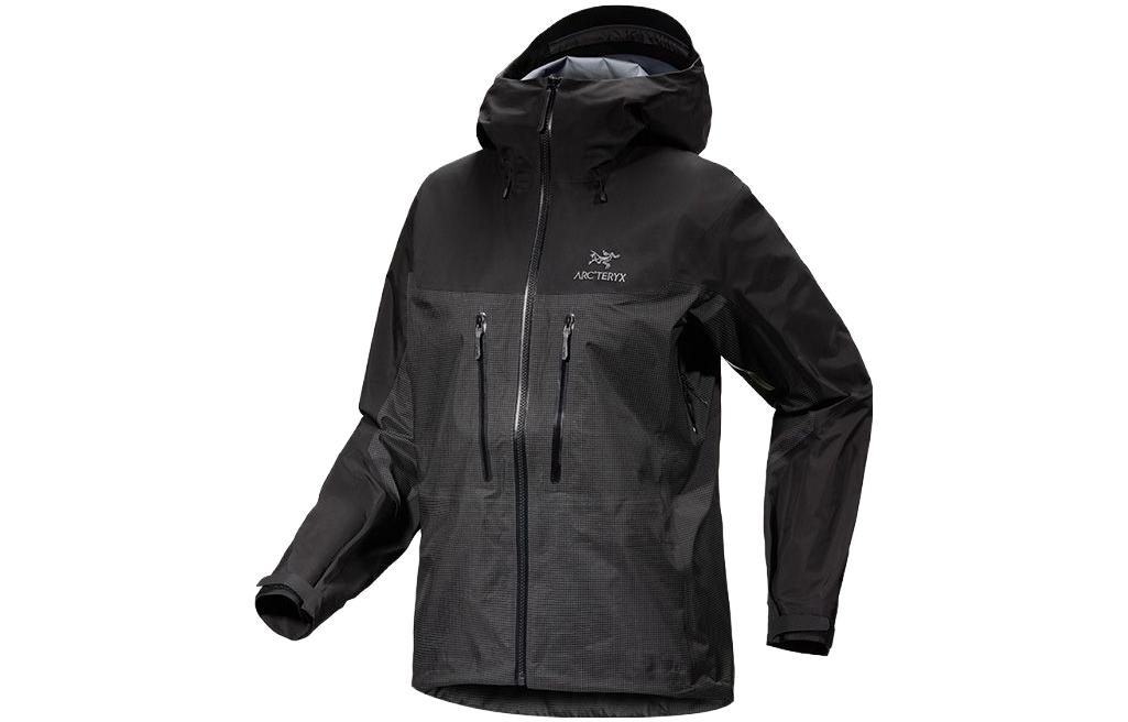 Arcteryx Куртка Arc'teryx Alpha с вышитым логотипом, Ultramarine Blue/Light Ultramarine Blue/Vitality/Lt Vitality — фото 3
