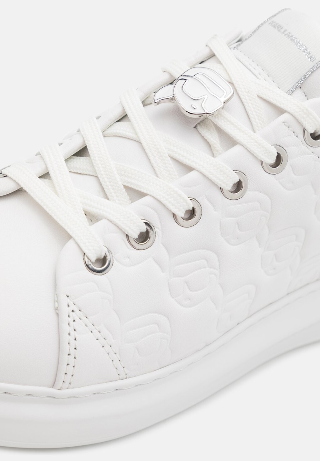 

Кроссовки Kapri Emboss Lace KARL LAGERFELD, белые, Белый, Кроссовки Kapri Emboss Lace KARL LAGERFELD, белые