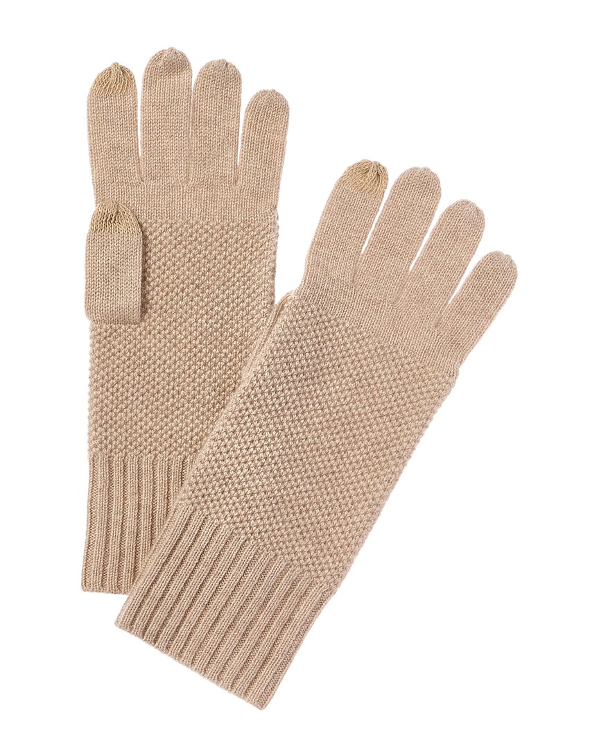 

Перчатки Forte Cashmere Lux из текстурированного кашемира, цвет mushroom