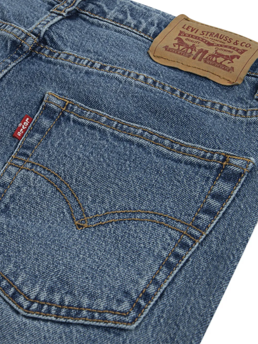 Джинсы с пятью карманами Levi'S Kids, синий — фото 4
