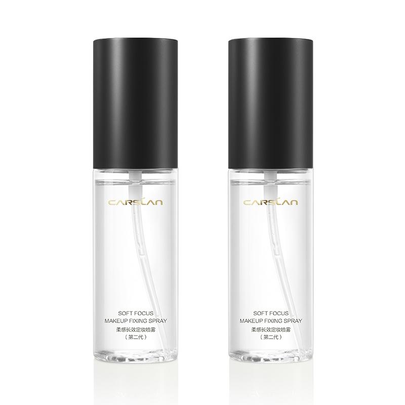 

Гильдированный мини кристальный бутылочный спрей для макияжа Oil Control, долговечный, без переноса, увлажняющий 50мл/50мл*2 Carslan