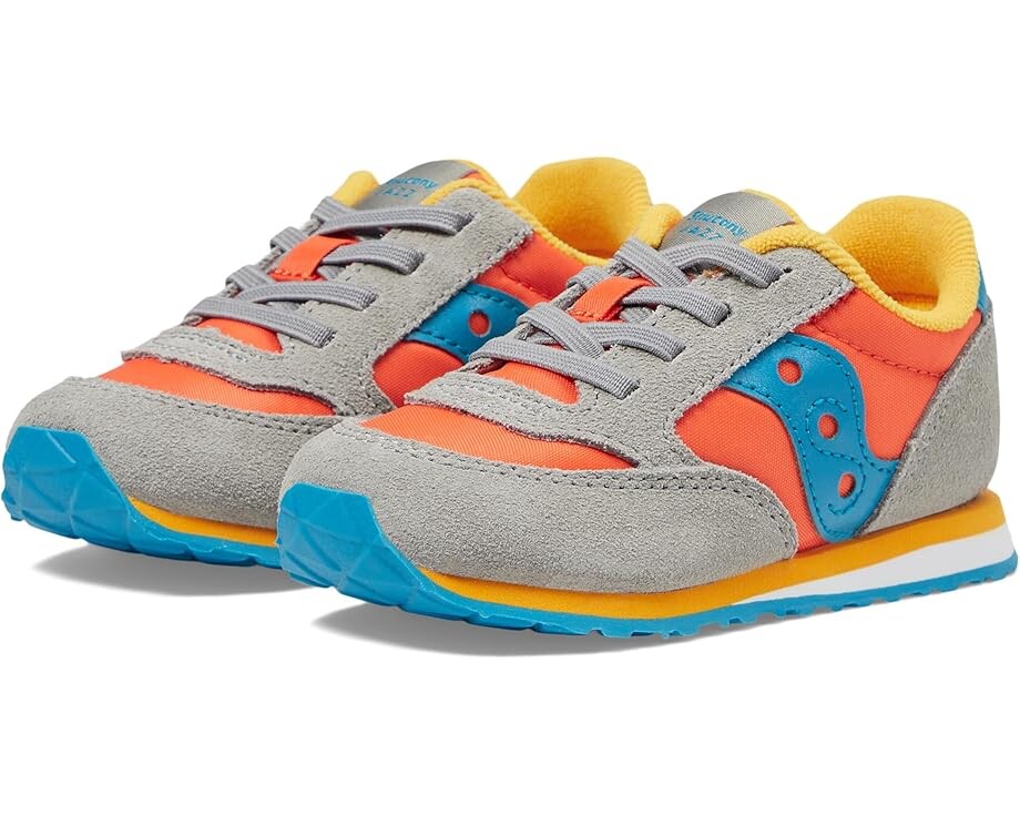 

Кроссовки Saucony Kids Originals Jazz Junior, цвет Grey/Orange/Blue