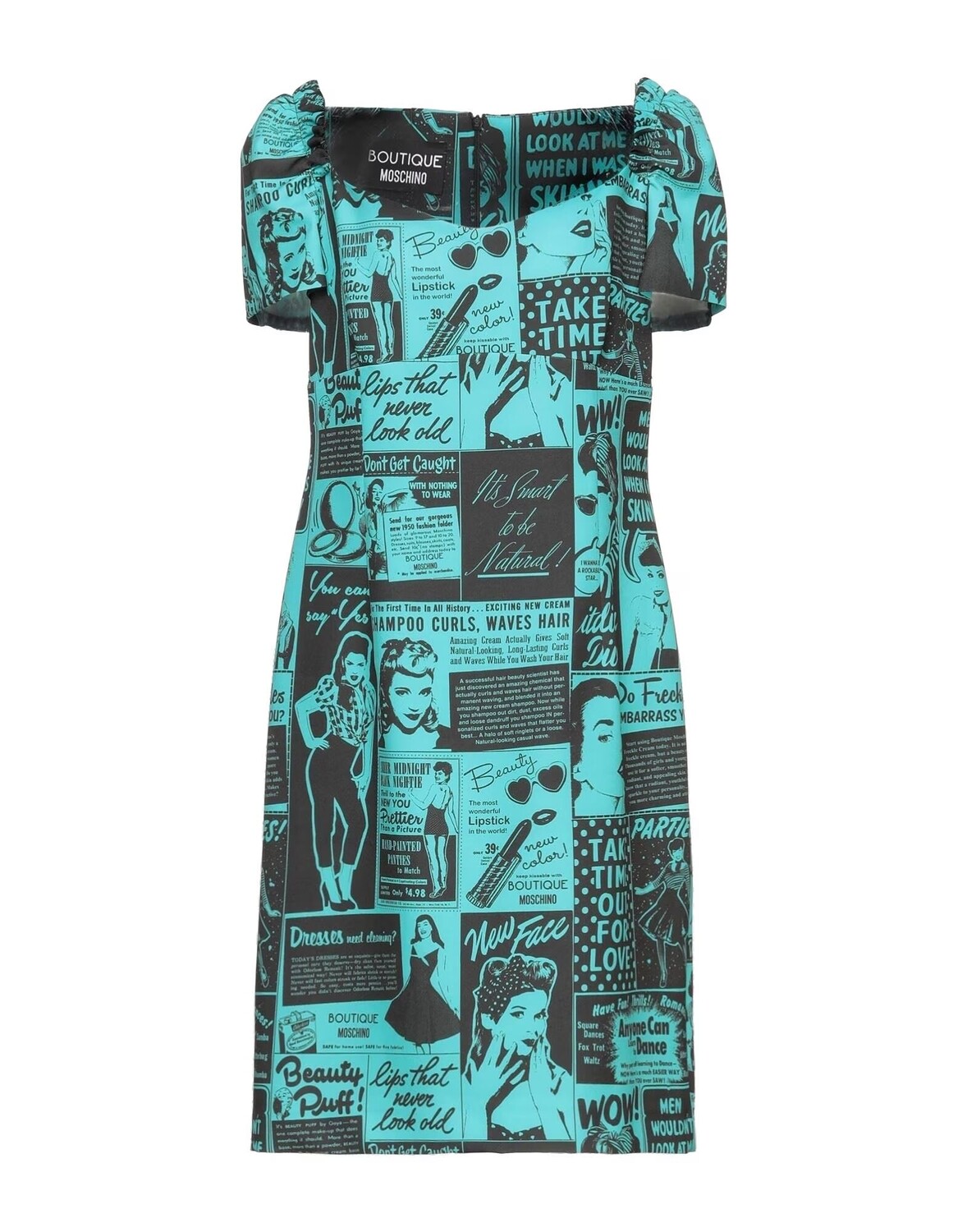 

Платье Moschino, бирюзовый