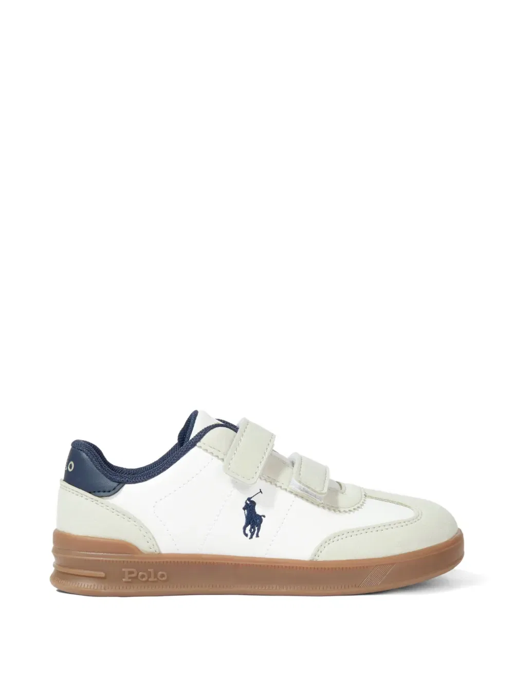 Кроссовки с логотипом на ремешке Polo Ralph Lauren Kids, белый