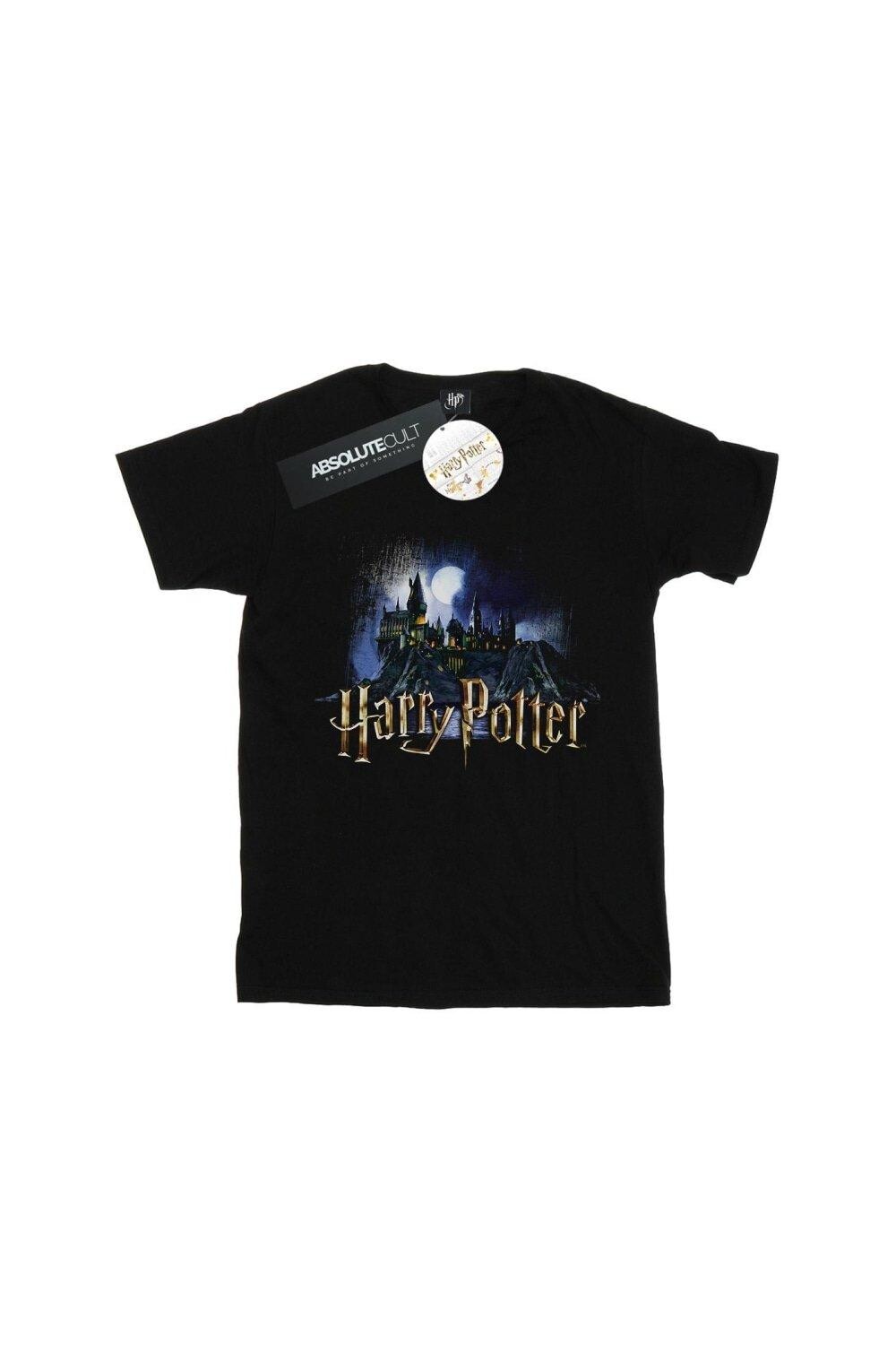 Хлопковая футболка «Замок Хогвартс» Harry Potter, черный — фото 2